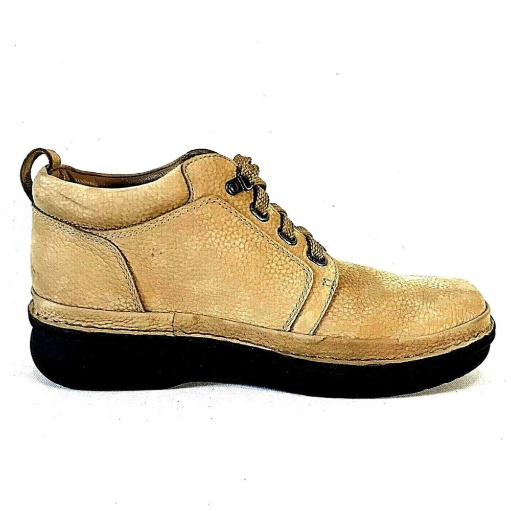 Propet Ankle Boot Nubuck Leather Mid 8.5 Villager Men Hiking Chukka Tan Gorpcore
